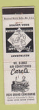 Matchbook Cover - Carol's Restaurant Bronx New York City