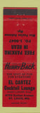 Matchbook Cover - El Cartez Cocktail Lounge St Louis MO