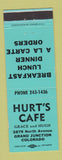 Matchbook Cover - Hurt's Cafe Grand Junction Colorado