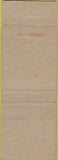 Matchbook Cover - Bristish Empire Service Legion Regina SK