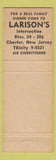 Matchbook Cover - Larison's Turkey Farm Inn Chester NJ