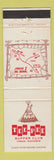 Matchbook Cover - Tee Pee Supper Club Tomah WI WEAR