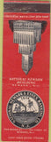 Matchbook Cover - National JNEwark Essex Banking NJ
