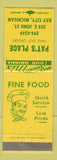 Matchbook Cover - Pat's Place Bay City MI