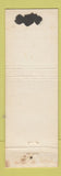 Matchbook Cover - Hill's Dining Room Hyannis MA WEAR