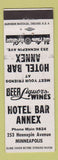 Matchbook Cover - Hotel Bar Annex Minneapolis MN WEAR