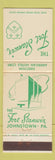 Matchbook Cover - Fort Stanwix Hotel Johnstown PA