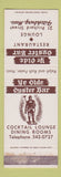Matchbook Cover - Ye Olde Oyster Bar Fitchburg MA WEAR