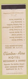 Matchbook Cover - Clinton Aire Hotel Buffalo NY