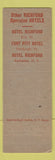 Matchbook Cover - Hotel Richford Buffalo NY