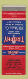 Matchbook Cover - Trophy Lubricant's Fuels Glencoe MN