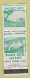 Matchbook Cover - Grand Coulee Dam Deluxe Hotel Cafe WA WEAR