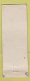 Matchbook Cover - Don Bachi Gulf oil gas Pontiac MI WORN