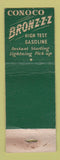 Matchbook Cover - Cy's Conoco oil gas WORN
