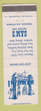 Matchbook Cover - Sam's Anchor Cafe Tiburon CA