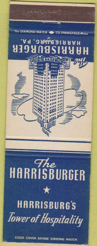 Matchbook Cover - Harrisburger Hotel Harrisburg PA