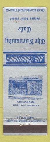 Matchbook Cover - Normandy Cafe Fergus Falls MN
