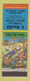 Matchbook Cover - H Walker Tavern oil gas Lemay MO hillbilly WEAR