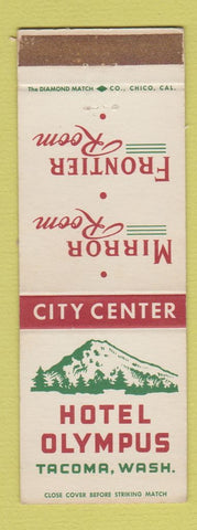 Matchbook Cover - Hotel Olympus Tacoma WA