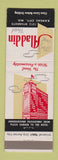 Matchbook Cover - Aladdin Hotel Kansas City MO