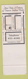 Matchbook Cover - Cafe Marliave Boston MA