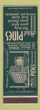Matchbook Cover - Hotel Pines Pine Bluff AR GREEN