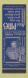 Matchbook Cover - Hotel Pines Pine Bluff AR BLUE