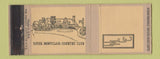 Matchbook Cover - Upper Montclair Country Club