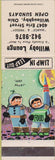 Matchbook Cover - Willoby Lounge OH