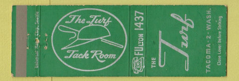Matchbook Cover - The Turf Tack Room Tacoma WA