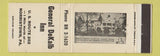 Matchbook Cover - General DeKalb Inn Norristown PA