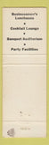 Matchbook Cover - General DeKalb Inn Norristown PA