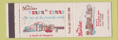 Matchbook Cover - Maridor Fonda Del Corro Framingham MA