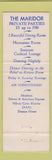 Matchbook Cover - Maridor Fonda Del Corro Framingham MA