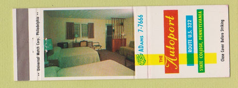 Matchbook Cover - Autoport State College PA