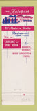 Matchbook Cover - Autoport State College PA