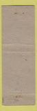 Matchbook Cover - Fowler Hotel Lafayette IN