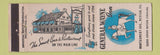 Matchbook Cover - General Wayne Inn Merion PA