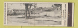Matchbook Cover - Smith Manor North Kingstown RI WORN