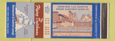 Matchbook Cover - Flying Dutchman Restaurant Atlantic City NJ