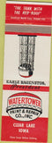 Matchbook Cover - Watertower Paint Reapir Clear Lake IA