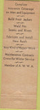 Matchbook Cover - Watertower Paint Reapir Clear Lake IA