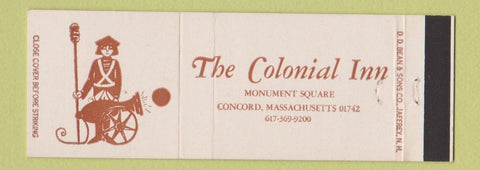 Matchbook Cover - Colonial Inn Concord MA Full Length