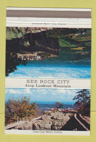 Matchbook Cover - Rock City Lookout Mountain Chattanooga TN 40 Strike