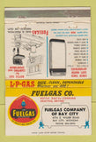 Matchbook Cover - Fuelgat Propane Bay City MI 40 Strike