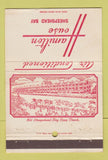 Matchbook Cover - Hamilton House Sheepshead Bay Brooklyn NY 40 Strike