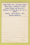 Matchbook Cover - South Padre Island TX Tourism BRONZE 40 Strike