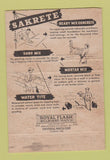 Matchbook Cover - Sakrete Concrete Towson MD 40 Strike