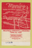 Matchbook Cover - Mooring Gold Spring Harbor LI NY 40 Strike