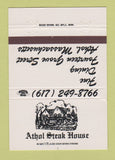 Matchbook Cover - Athol Steak House MA 40 Strike